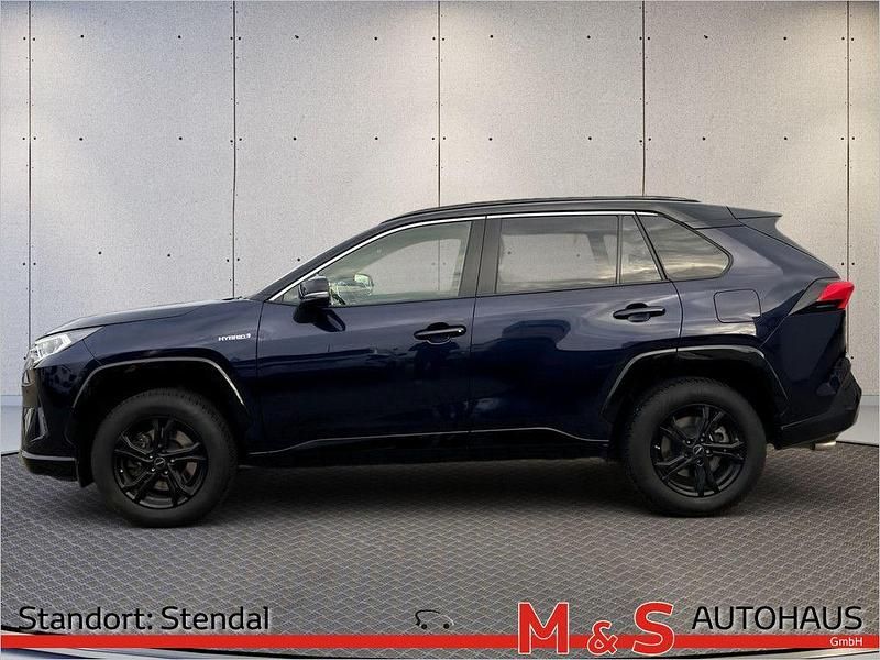 Gebraucht Toyota RAV4 Hybrid Style 222 PS (163 kW) 2020 Nagoyablau metallic / dach schwarz SUV