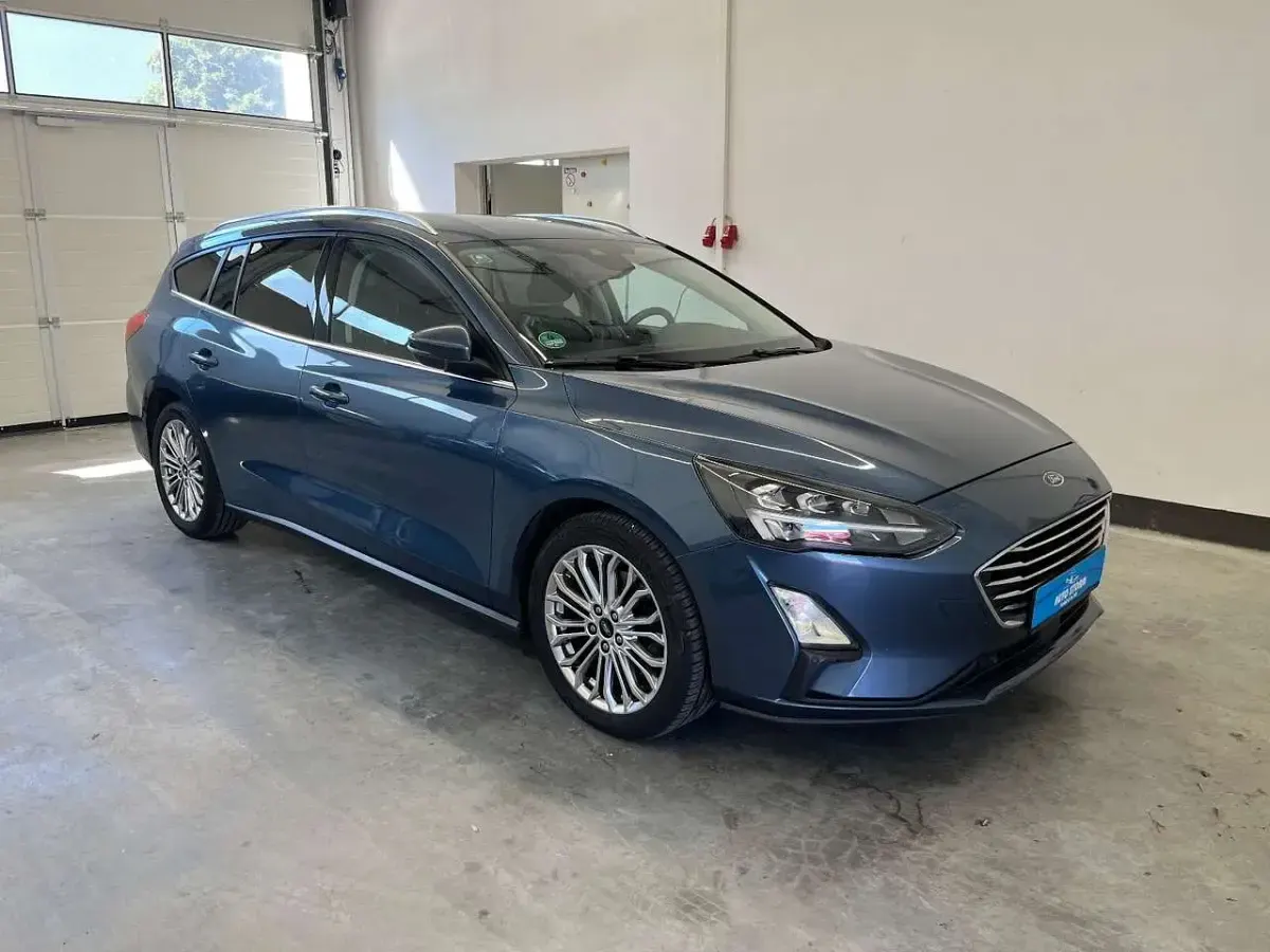 Brugt Ford Focus Titanium 150 HK (110 kW) 2020 Blå Stationcar