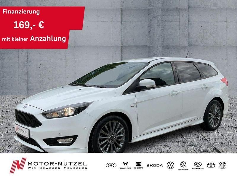 Weiß Gebraucht 2018 Ford Focus ST-Line Kombi | 11.990 € (Fairer Preis) - Bild 1/4