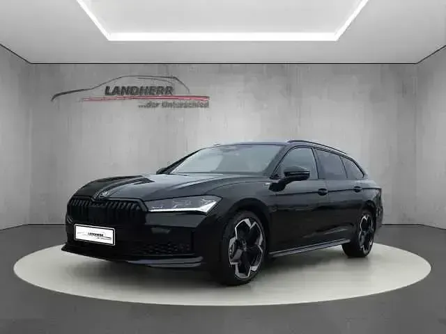 Neu Skoda Superb SportLine 265 PS (194 kW) 2025 Onyx schwarz Kombi