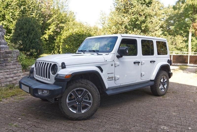 Weiß Gebraucht 2020 Jeep Wrangler Sahara SUV | 41.950 € (Superpreis) - Bild 1/4