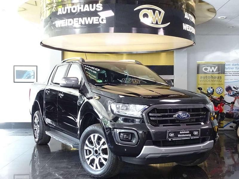 Obsidianschwarz metallic Gebraucht 2022 Ford Ranger Wildtrack Abholung | 31.990 € (Superpreis) - Bild 1/4