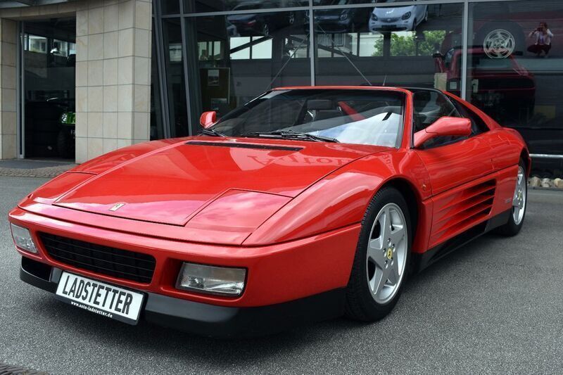 Rot Gebraucht 1993 Ferrari 348 Cabrio | 79.900 € - Bild 1/4