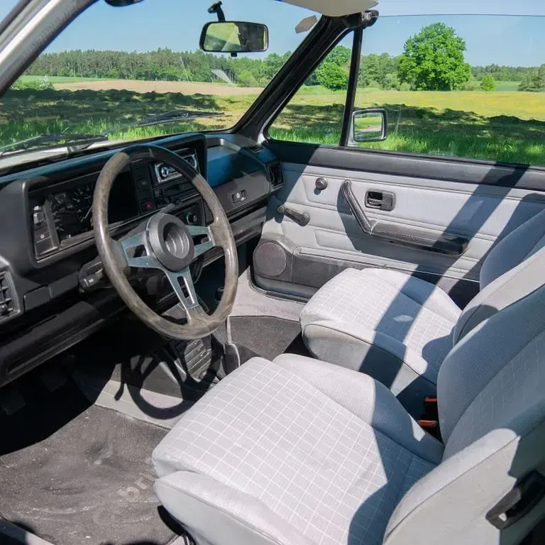 Gebraucht VW Golf Cabriolet 111 PS (81 kW) 1988 Weiß Cabrio