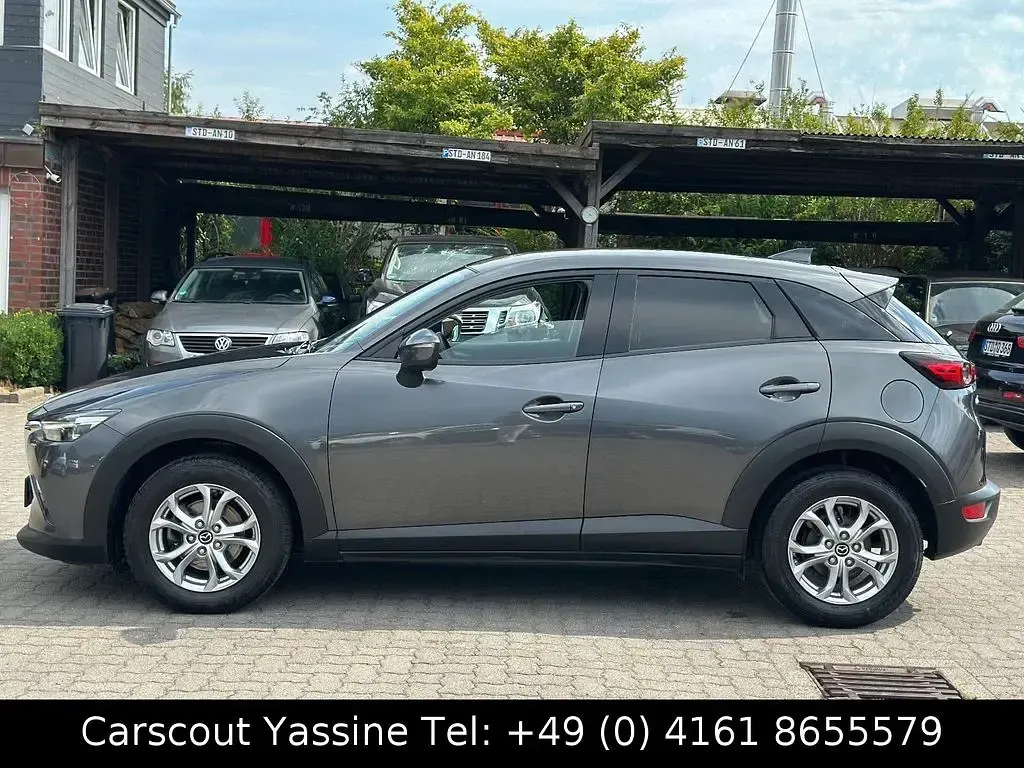 Gebraucht Mazda CX-3 Exclusive-Line 121 PS (88 kW) 2018 Grau SUV