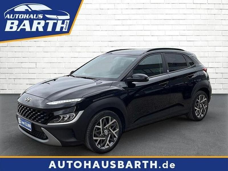 Phantom black / mic (metallic) Gebraucht 2022 Hyundai Kona SUV | 18.890 € (Superpreis) - Bild 1/4