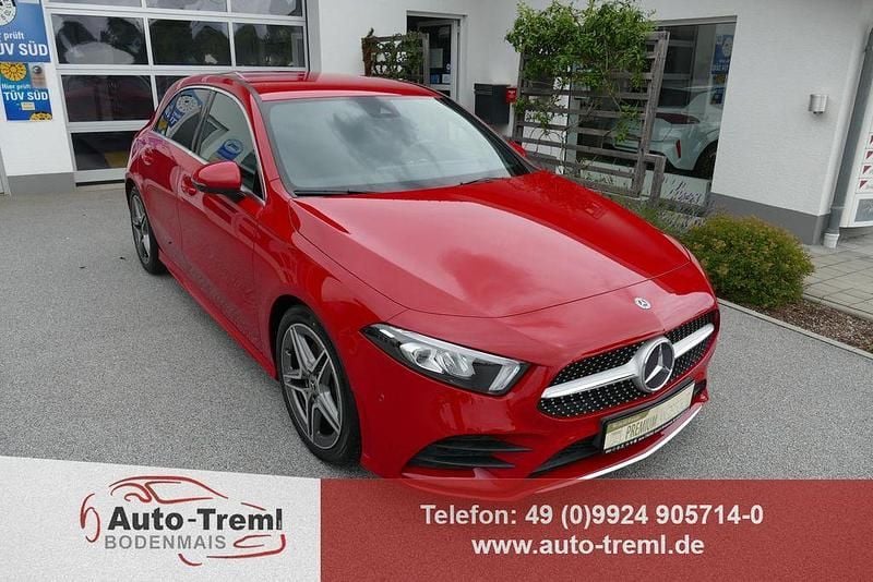 Jupiterrot Gebraucht 2019 Mercedes A220 AMG line Limousine | 22.890 € (Guter Preis) - Bild 1/4