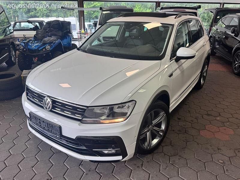 Weiß Gebraucht 2018 VW Tiguan R-line SUV | 17.890 € (Superpreis) - Bild 1/4