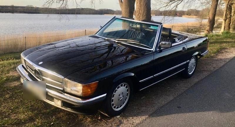 Gebraucht Mercedes SL420 204 PS (150 kW) 1986 Schwarz Cabrio