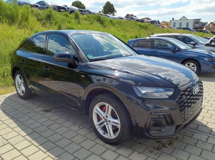 Mythosschwarz metallic Gebraucht 2022 Audi Q5 Sportback S-Line SUV | 42.140 € (Fairer Preis) - Bild 1/3