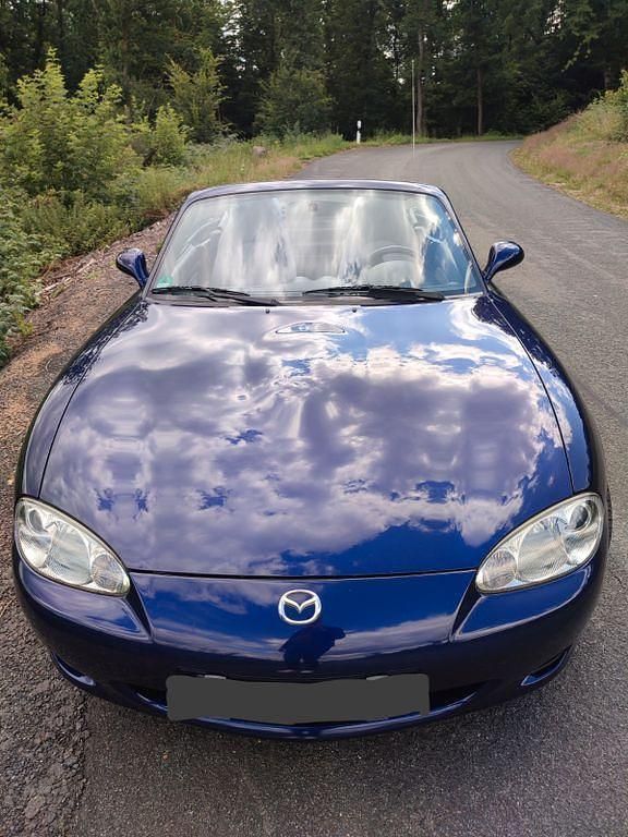 Gebraucht Mazda MX5 Edition 110 PS (80 kW) 2003 Blau Cabrio