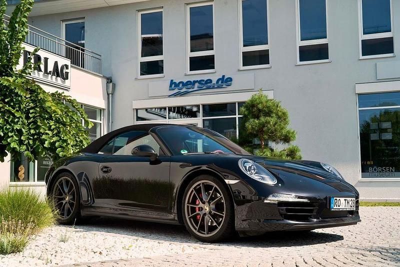Schwarz Gebraucht 2013 Porsche 911 Carrera 4S Cabriolet Cabrio | 99.991 € (Fairer Preis) - Bild 1/4