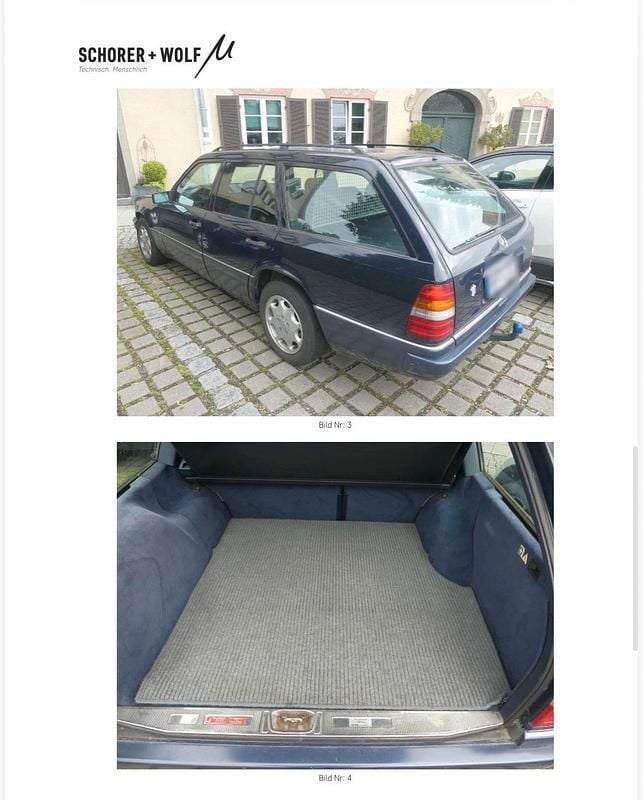 Brugt Mercedes E220 110 HK (80 kW) 1993 Blå Stationcar