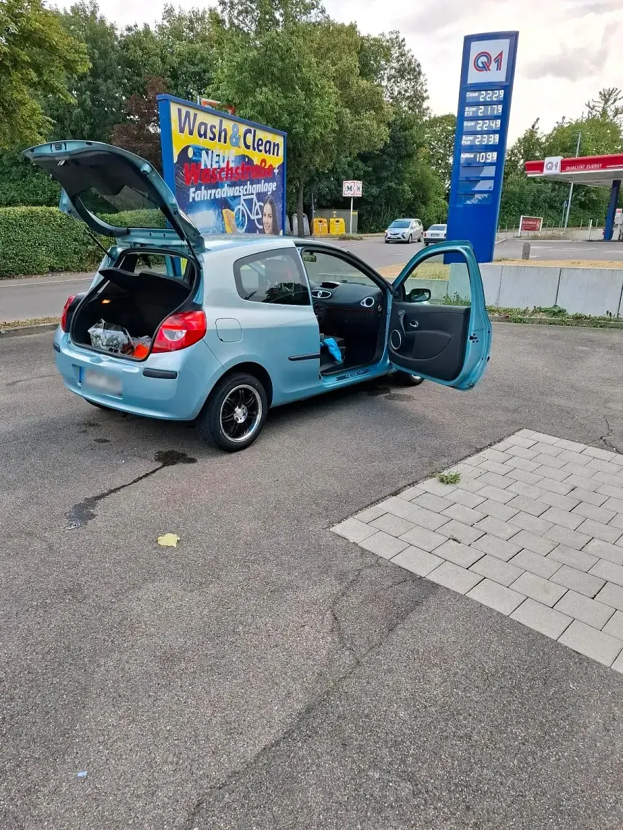 Gebraucht Renault Clio III 2007 Blau Kleinwagen