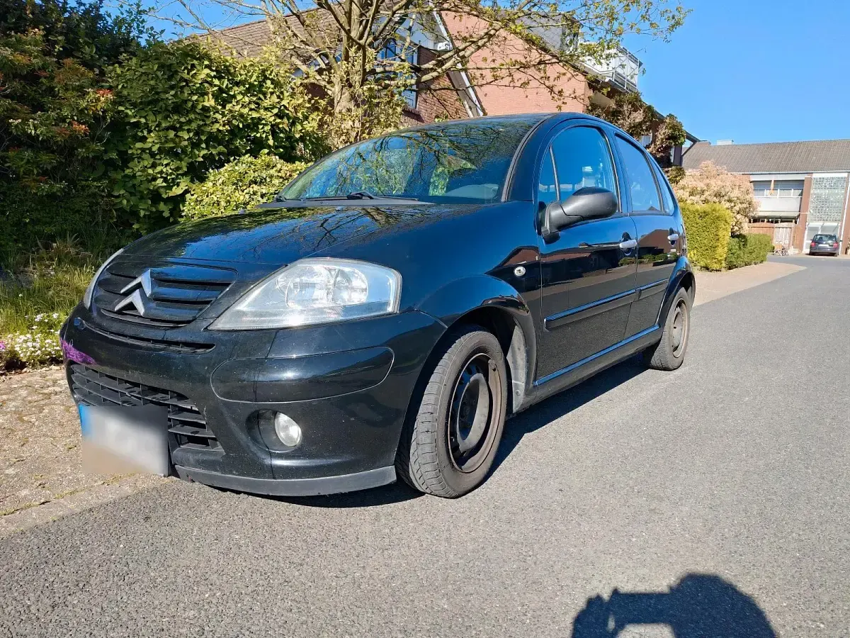 Second-hand Citroën C3 68 CP (50 kW) 2008 Negru Hatchback