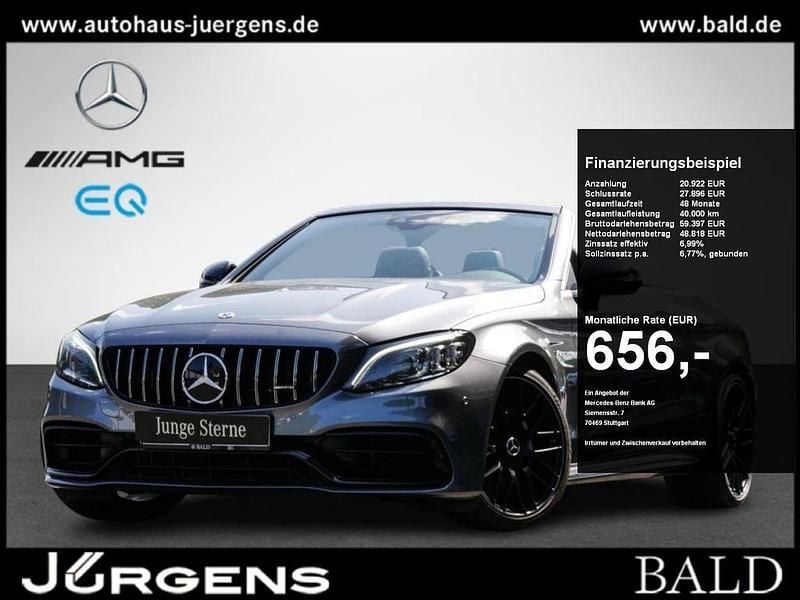 Metalliclack selenitgrau Gebraucht 2021 Mercedes C63 AMG AMG Cabrio | 69.230 € (Etwas zu teuer) - Bild 1/4