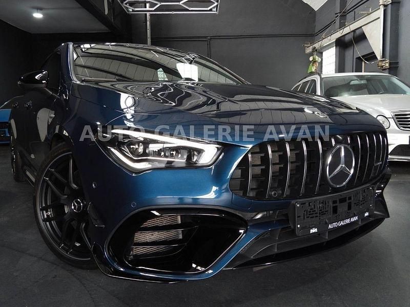 Denimblau metalliclack Gebraucht 2021 Mercedes CLA45 AMG AMG Coupé | 49.000 € (Fairer Preis) - Bild 1/4