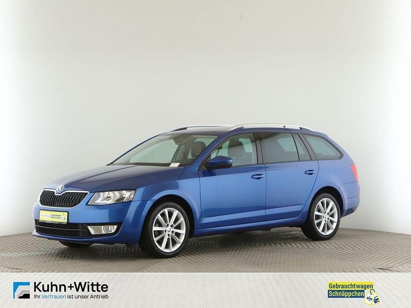 Blau Gebraucht 2015 Skoda Octavia Elegance Kombi | 14.425 € (Etwas zu teuer) - Bild 1/3