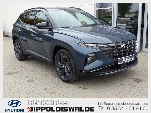 Blau Neu 2024 Hyundai Tucson Advantage SUV | 31.960 € (Superpreis) - Bild 1/4