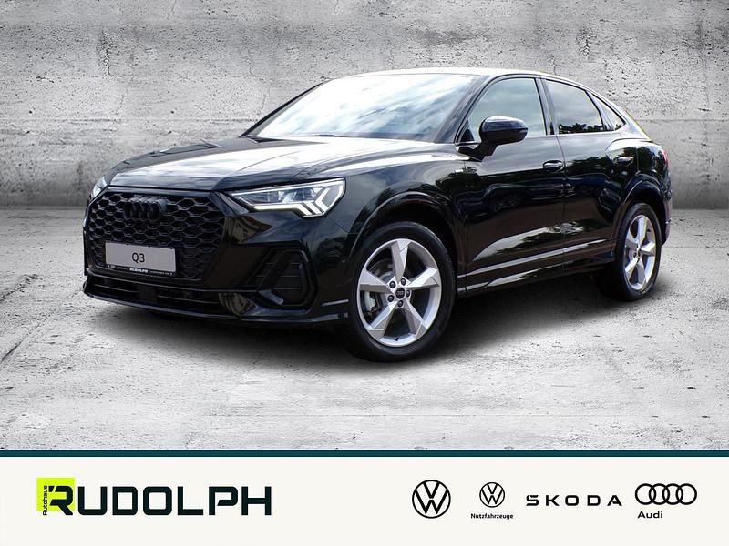 Schwarz Gebraucht 2025 Audi Q3 Sportback S-Line SUV | 49.930 € (Teuer) - Bild 1/4