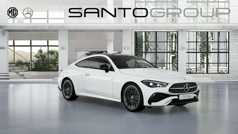 Weiß Gebraucht 2024 Mercedes CLE200 AMG line Coupé | 52.980 € (Etwas zu teuer) - Bild 1/2