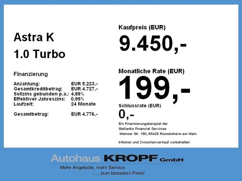 Gebraucht Opel Astra Edition 105 PS (77 kW) 2017 Beige grau (m2) Limousine