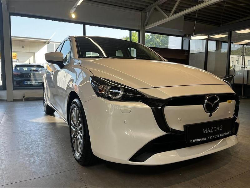 Snowflake white pearl Neu 2024 Mazda 2 Exclusive-Line Limousine | 20.599 € (Superpreis) - Bild 1/3