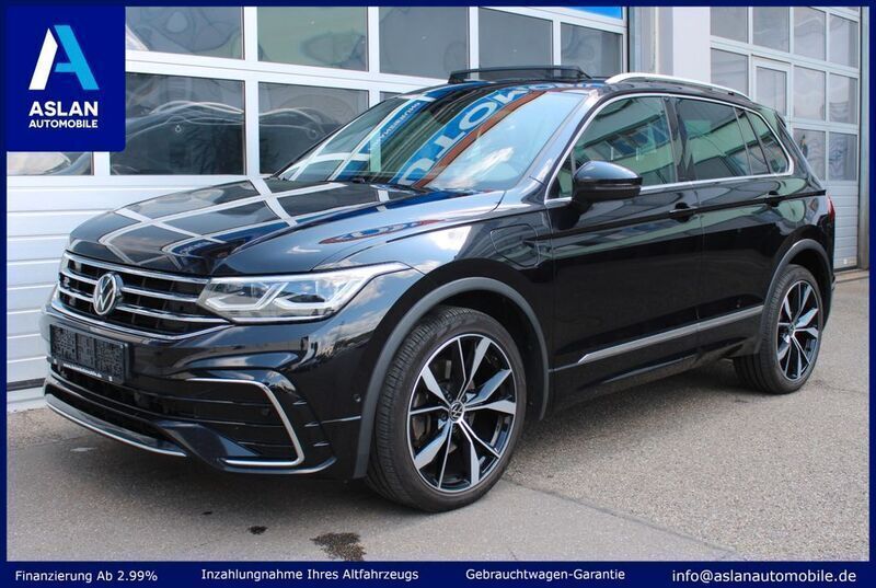 Deep black perlcoloreffekt Gebraucht 2021 VW Tiguan R-line SUV | 29.780 € (Fairer Preis) - Bild 1/4