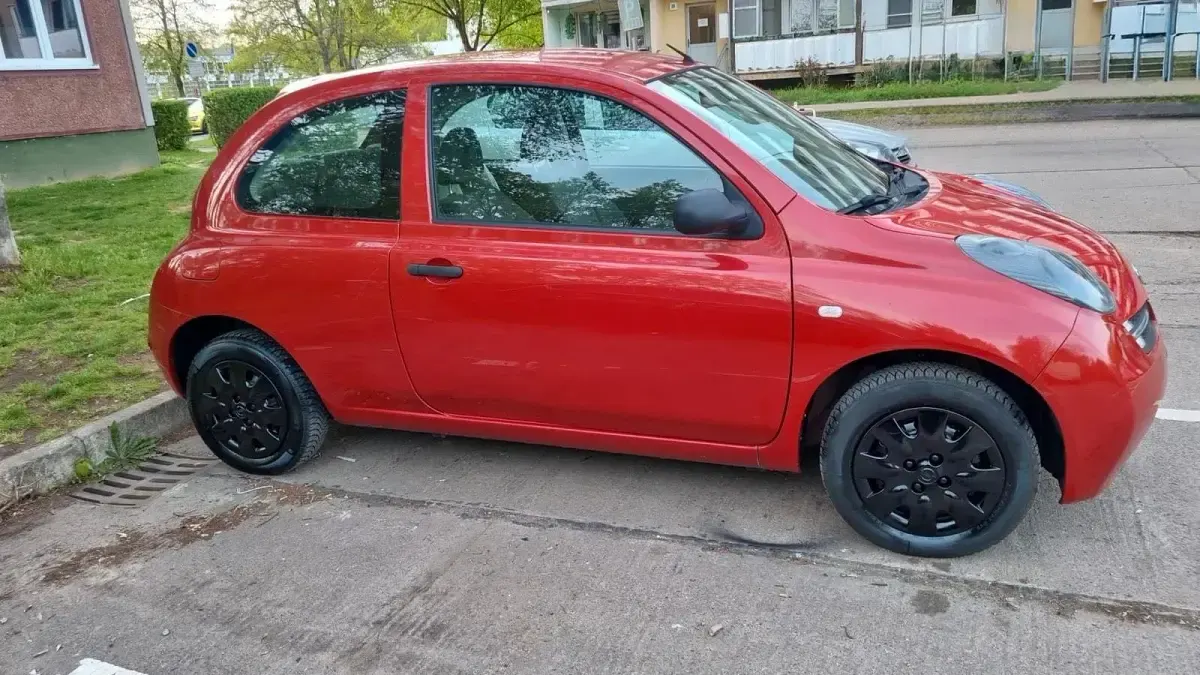 Gebraucht Nissan Micra 80 PS (58 kW) 2006 Rot Kleinwagen