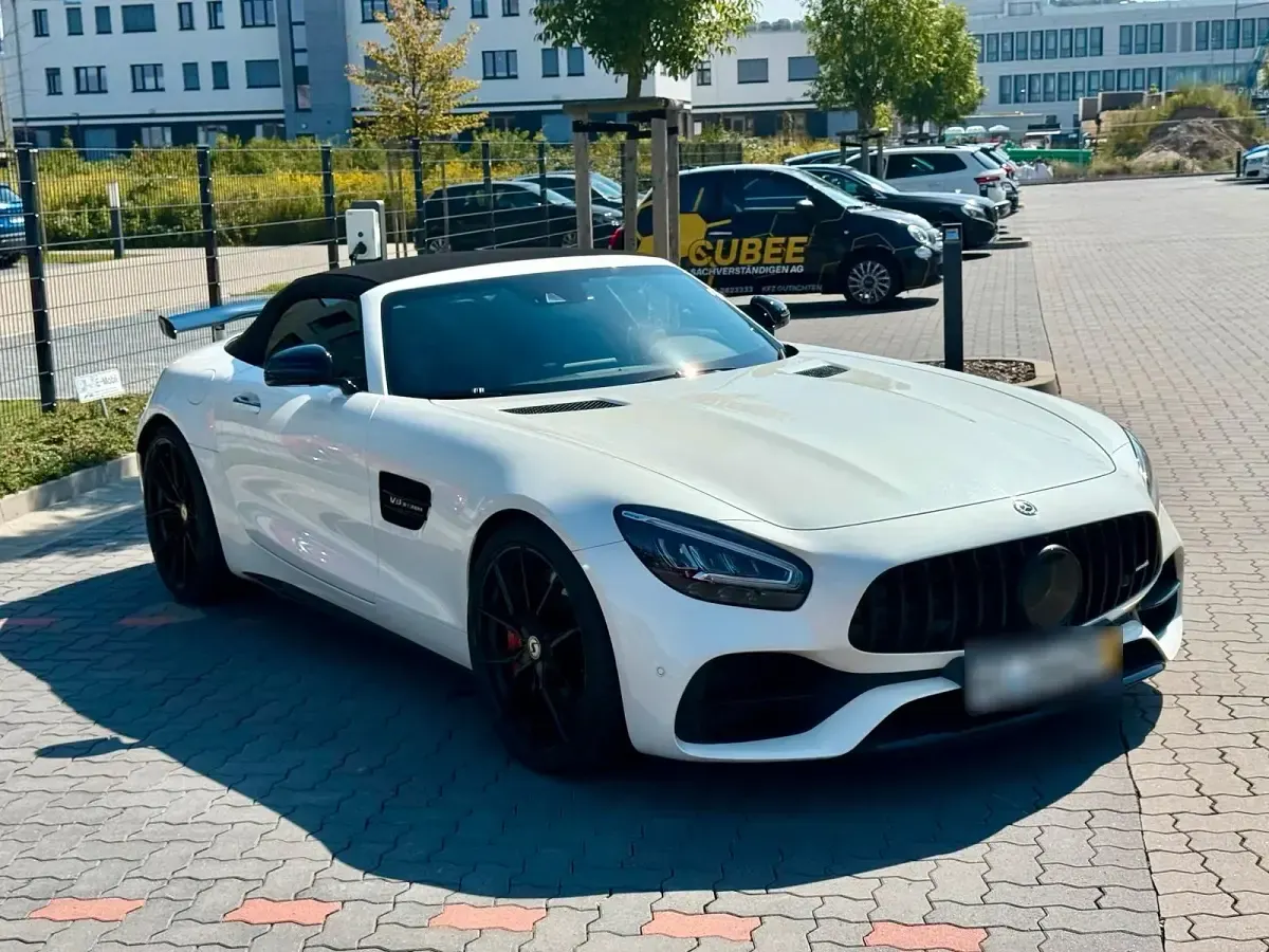 Gebraucht Mercedes AMG GT C AMG 557 PS (409 kW) 2019 Weiß Cabrio