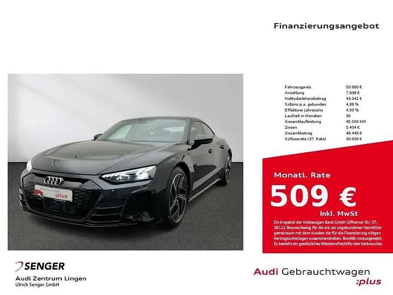 Schwarz Gebraucht 2022 Audi e-tron GT quattro Sport Limousine | 50.880 € (Fairer Preis) - Bild 1/1
