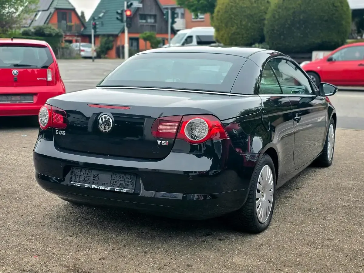 Brugt VW Eos Sport 122 HK (89 kW) 2009 Sort Cabriolet