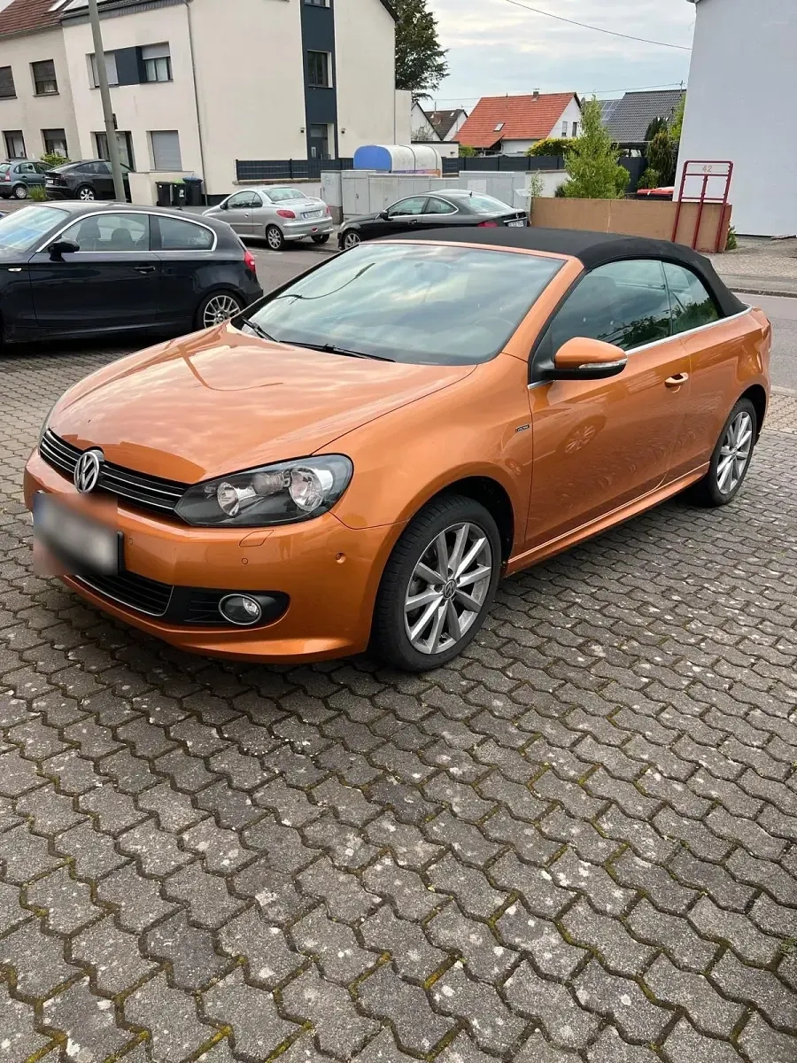 Gebraucht VW Golf Cabriolet 110 PS (80 kW) 2016 Orange Cabrio