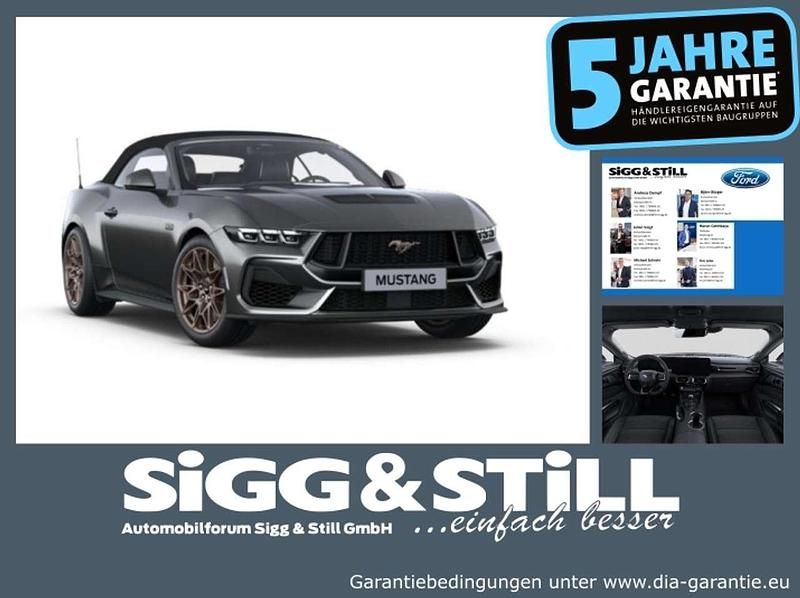 Carbonized grey met. Neu 2025 Ford Mustang GT Convertible Cabrio | 57.990 € (Guter Preis) - Bild 1/4