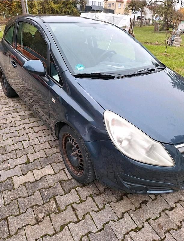 Blau Gebraucht 2007 Opel Corsa Kleinwagen | 600 € - Bild 1/4