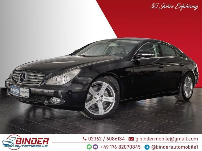 Schwarz Gebraucht 2007 Mercedes CLS350 Limousine | 14.999 € - Bild 1/4