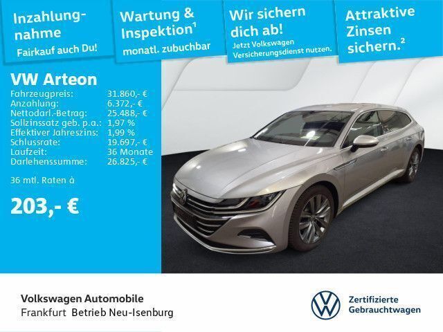 Gebraucht VW Arteon Elegance 150 PS (110 kW) 2024 Pyritsilber metallic (metallic) Kombi