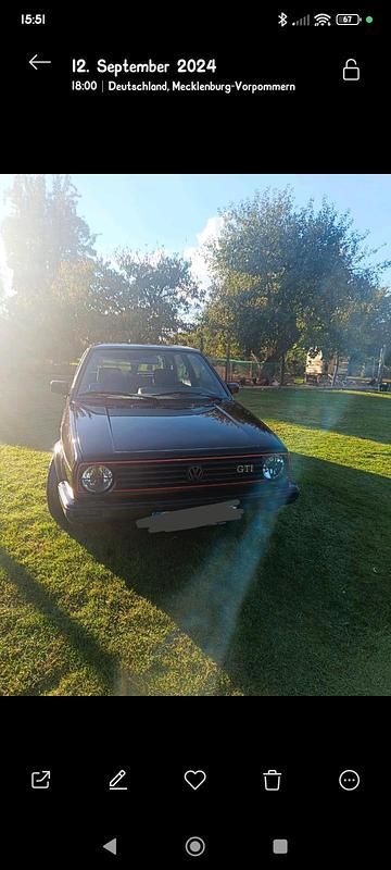 Andere farben Gebraucht 1989 VW Golf II Edition Kleinwagen | 8.000 € - Bild 1/4