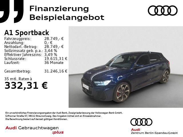 Navarrablau metallic Gebraucht 2025 Audi A1 Sportback S-Line Kleinwagen | 28.749 € (Etwas zu teuer) - Bild 1/4