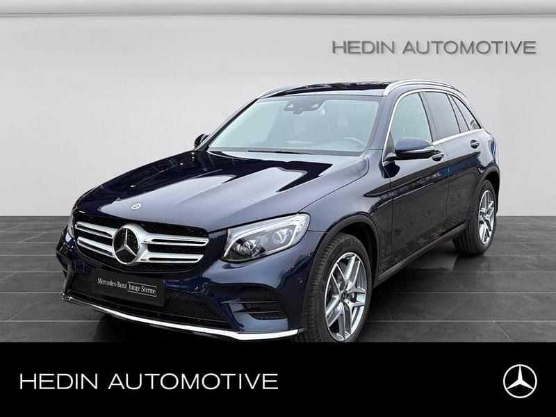 Blau Gebraucht 2018 Mercedes GLC250 AMG Limousine | 30.900 € (Guter Preis) - Bild 1/4