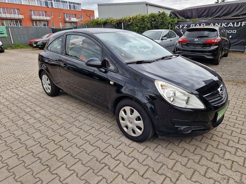 Gebraucht Opel Corsa Edition 60 PS (44 kW) 2008 Schwarz Kleinwagen