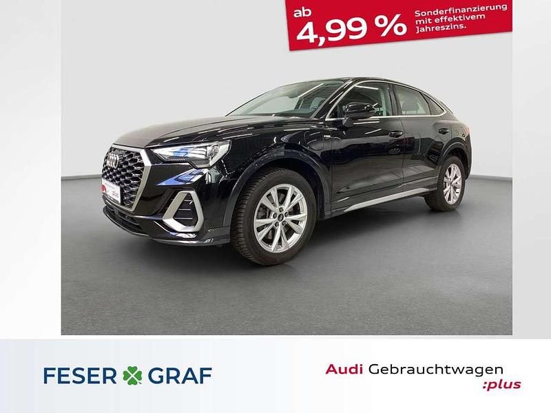 Mythosschwarz metallic Gebraucht 2022 Audi Q3 Sportback Ambiente SUV | 29.980 € (Guter Preis) - Bild 1/1