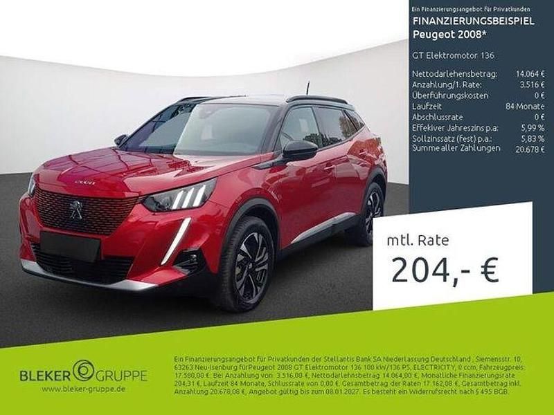 Rot Gebraucht 2022 Peugeot e-2008 GT SUV | 17.580 € (Fairer Preis) - Bild 1/3