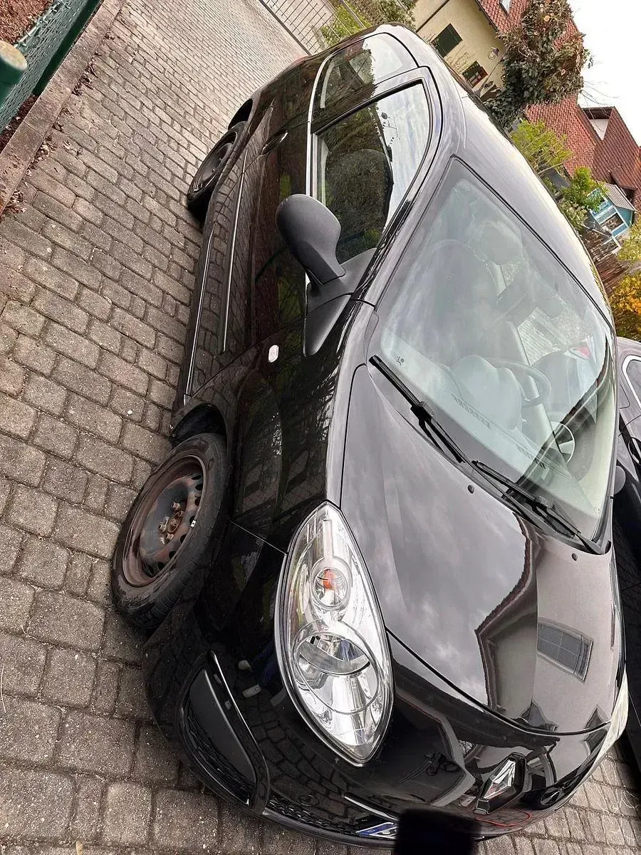 Gebraucht Renault Twingo Authentique 58 PS (42 kW) 2009 Schwarz Kleinwagen
