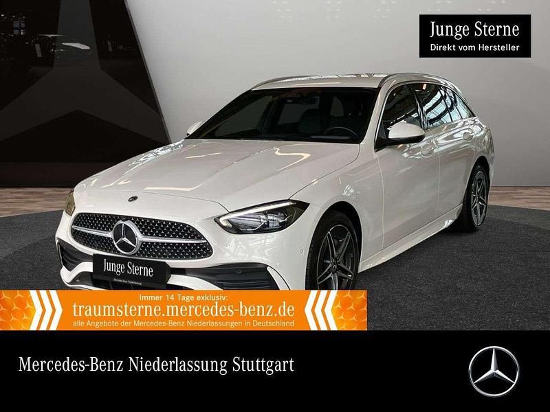 Weiß Gebraucht 2023 Mercedes C300e AMG Limousine | 41.890 € (Fairer Preis) - Bild 1/3