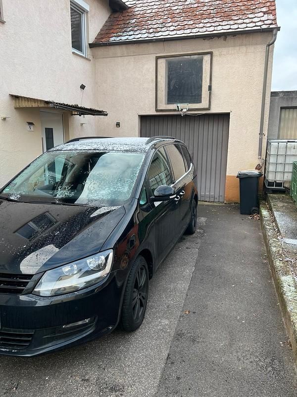 Gebraucht VW Sharan 150 PS (110 kW) 2017 Schwarz Van / Kleinbus