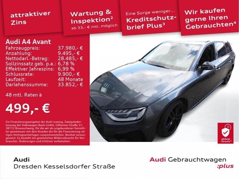 Daytonagrau perleffekt Gebraucht 2020 Audi A4 Edition .1 Kombi | 37.980 € (Etwas zu teuer) - Bild 1/4