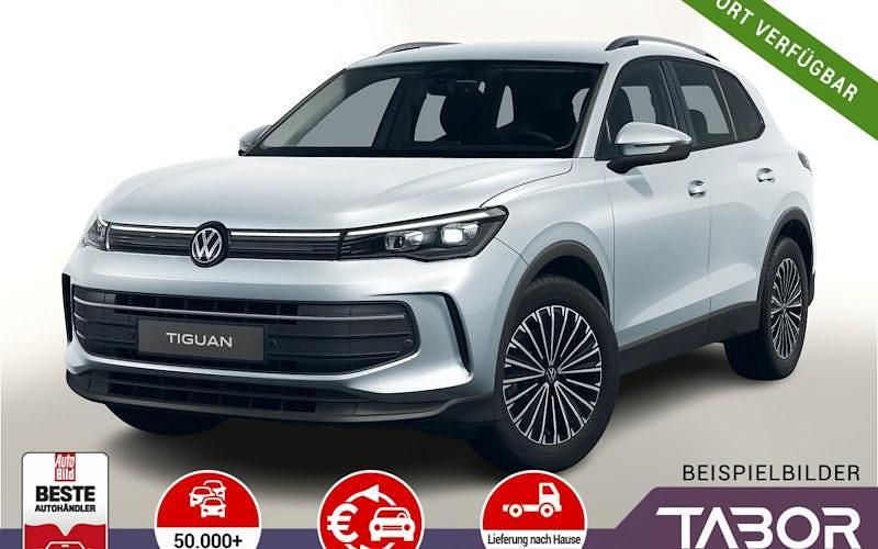 Oyster silver metallic Neu 2025 VW Tiguan Comfortline SUV | 36.861 € - Bild 1/4