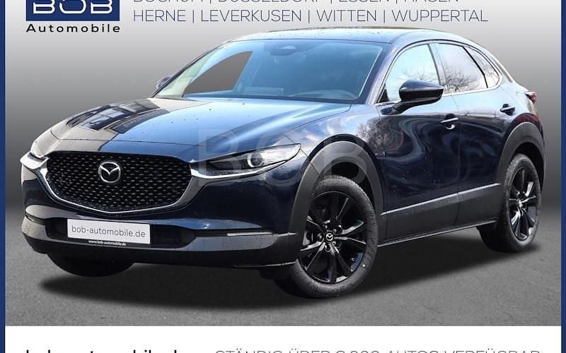 Deep crystal blue Gebraucht 2025 Mazda CX-30 Homura-Line SUV | 31.555 € (Guter Preis) - Bild 1/4