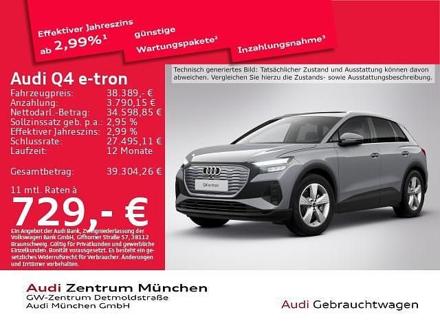 Kieselgrau Gebraucht 2022 Audi Q4 e-tron Ambiente SUV | 38.389 € (Teuer) - Bild 1/2